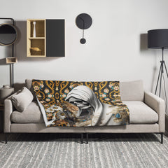 Blanca Santa Muerte Blanket