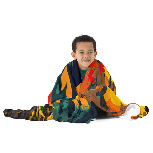 Lion Mama Africa Blanket