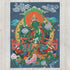 Green Tara Thangka Blanket