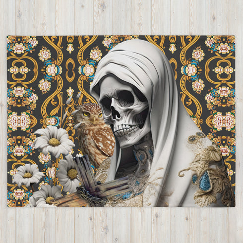 Transformative Power of Santa Muerte - Blanca Blanket offering spiritual connection