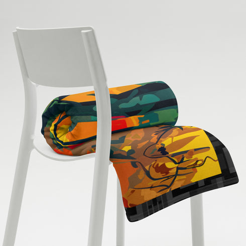 Giraffe Mama Africa Blanket