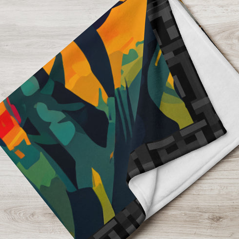 Giraffe Mama Africa Blanket