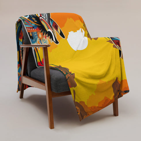 Zebra Mama Africa Blanket