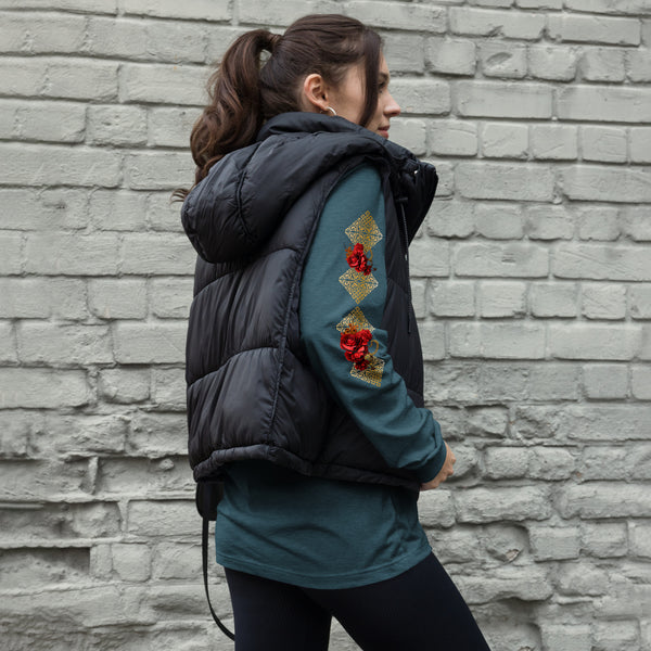 Embrace protection with the Cosmovisions Santa Muerte Negra Shirt