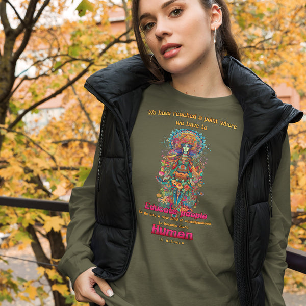 Psychedelic Pop Long Sleeve T-Shirt
