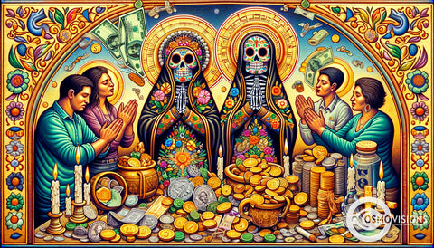Manifesting Wealth: Money Prayers To Santa Muerte