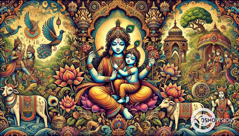 Krishna Yashoda - Embracing the Love of Mother Yashoda and Lord Krishna