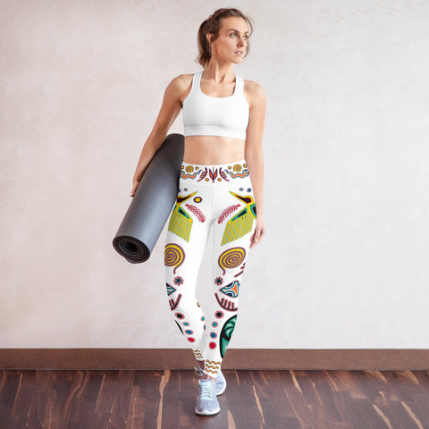 Birds Huicholes Leggings