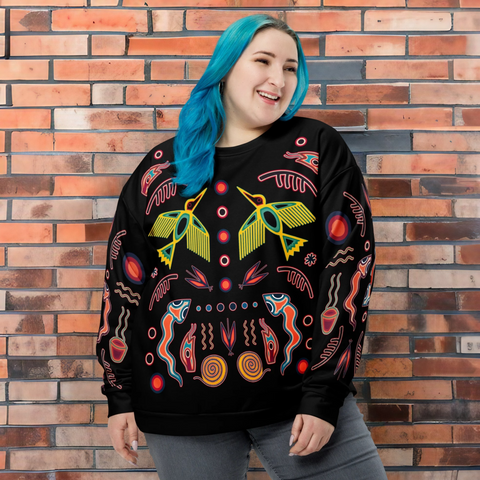 Birds Huicholes Sweatshirt