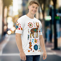 Deer Huicholes All Over T-Shirt