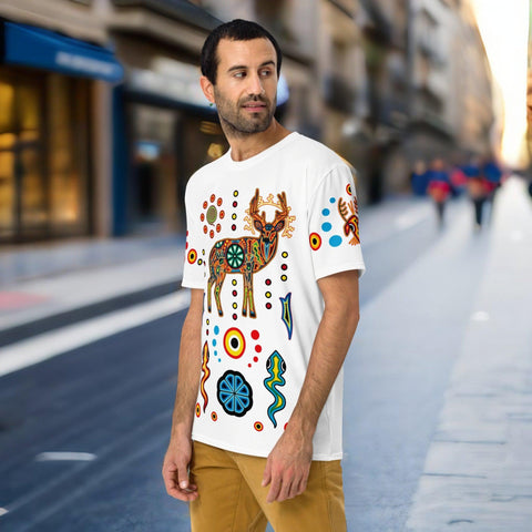 Deer Huicholes All Over T-Shirt