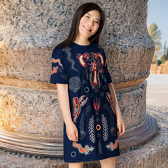 Huicholes T-Shirt Dress