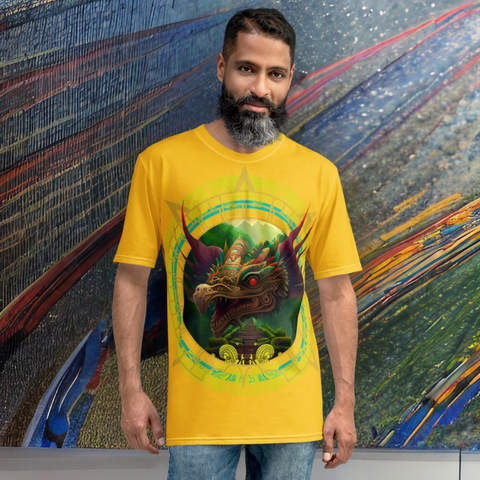 Quetzalcoatl Aztec All Over T-Shirt