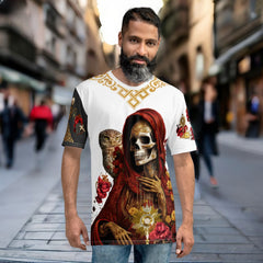 Roja Santa Muerte All Over T-Shirt