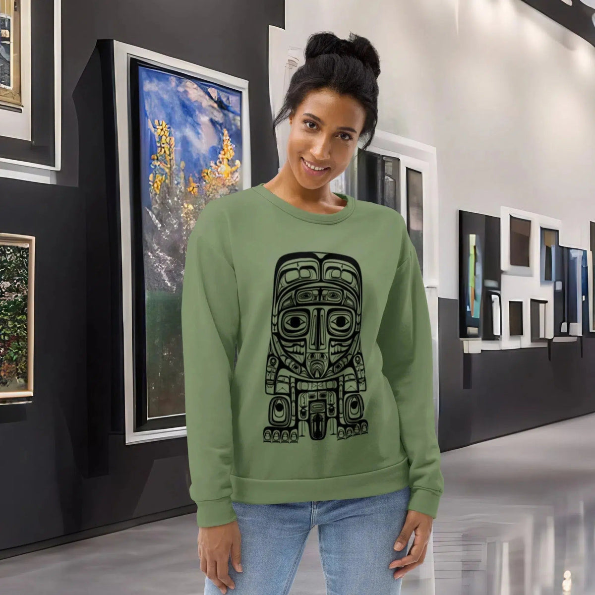 Design Sweatshirt - Original Haida-Tlingit Sweatshirt | Cosmovisions ...