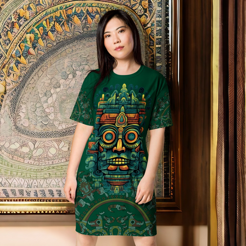 Olmec T-shirt Dress