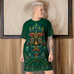 Olmec T-shirt Dress