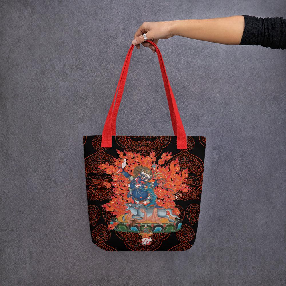 Design Tote Bag - Yama Thangka Tote bag | Cosmovisions – Cosmovisions