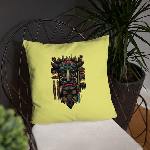 Totem & Mask Haida - Tlingit Pillow