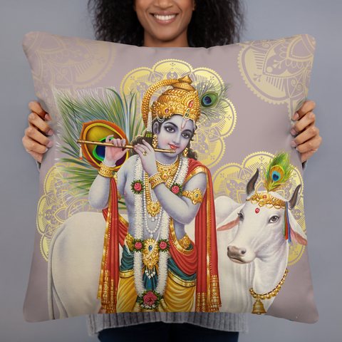 Krishna Hindu Pillow