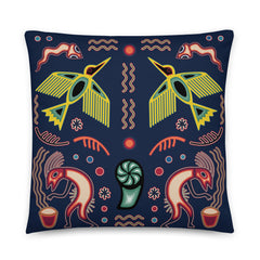 Bird Huicholes Pillow