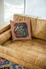 Totem & Mask Haida - Tlingit Pillow